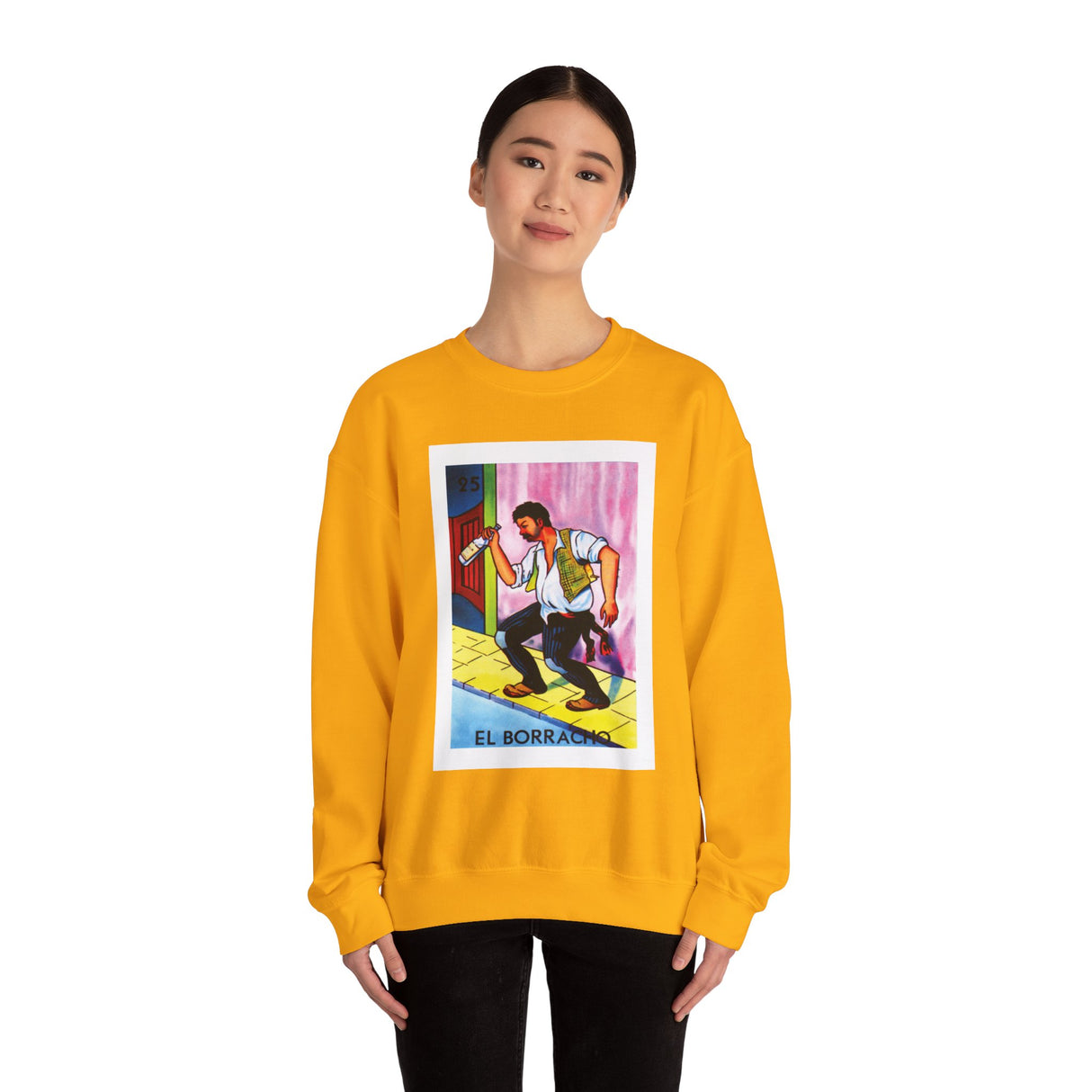 El Borracho - Loteria Crewneck Sweatshirt