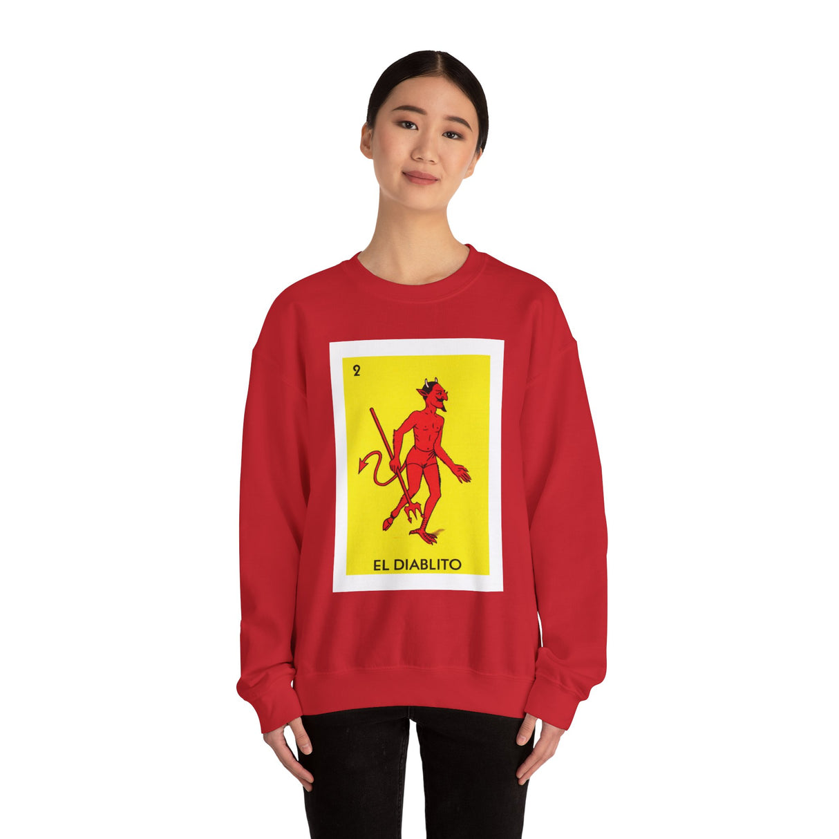 El Diablito - Loteria Crewneck Sweatshirt