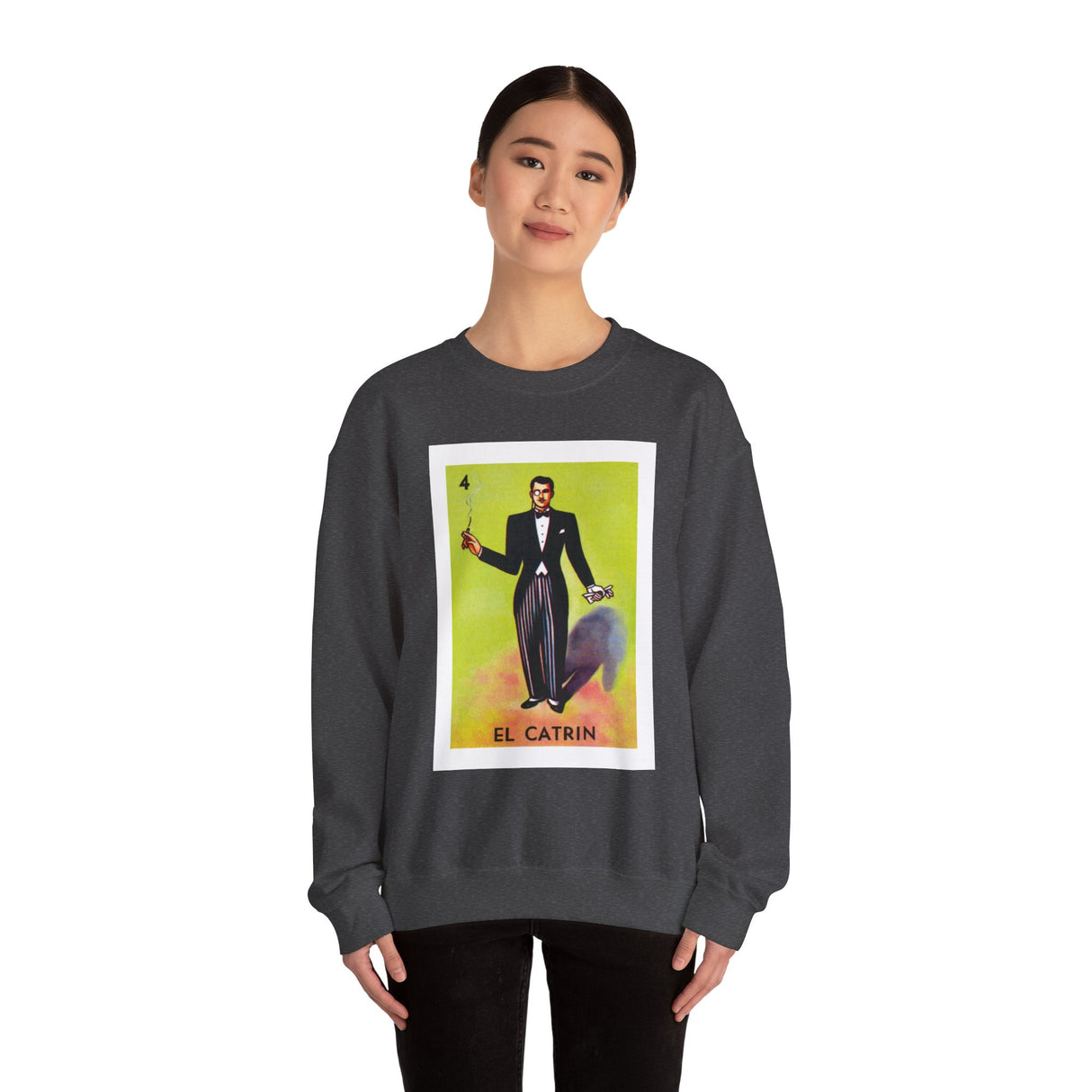 El Catrin - Loteria Crewneck Sweatshirt
