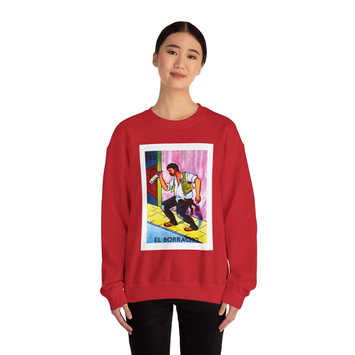 El Borracho - Loteria Crewneck Sweatshirt