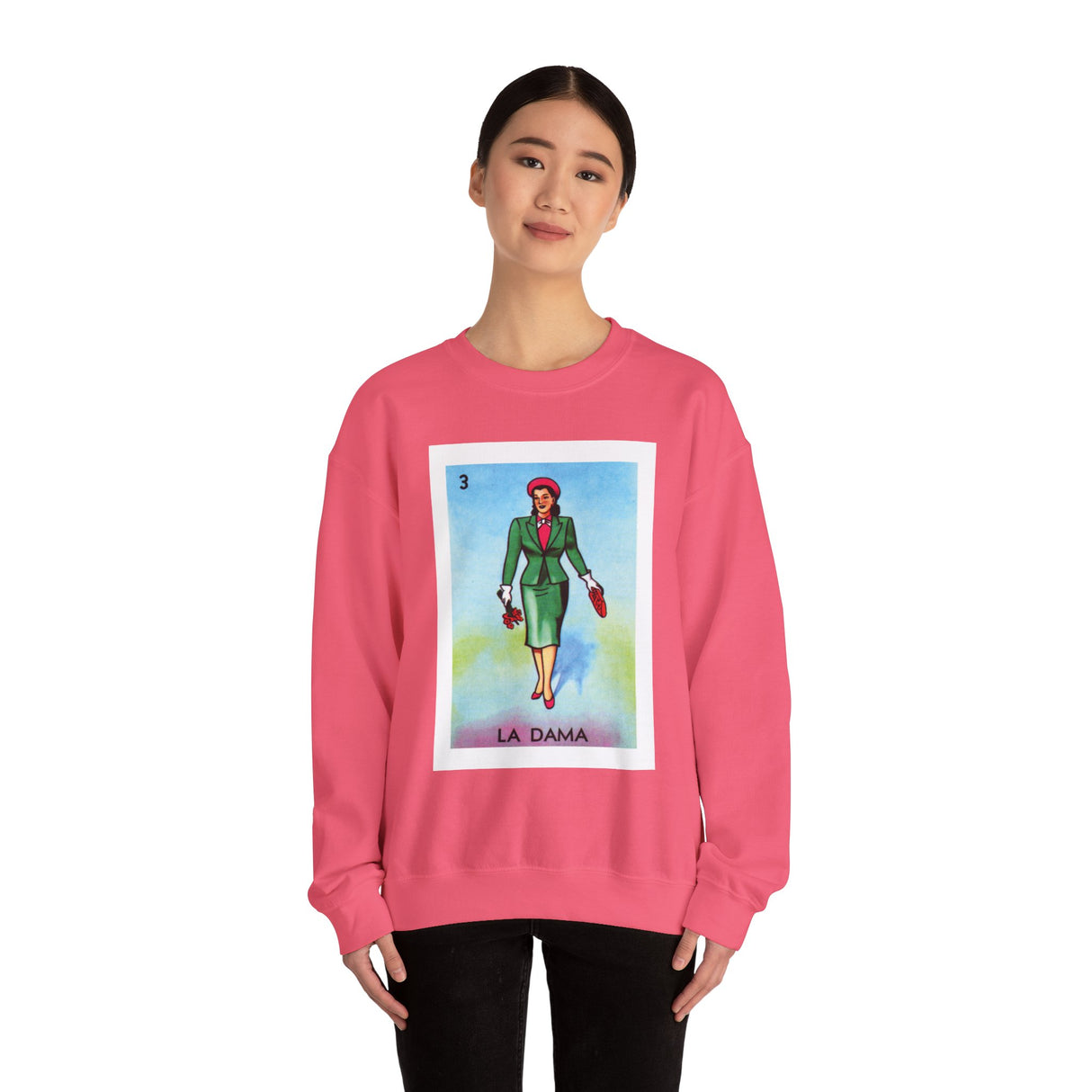 La Dama - Loteria Crewneck Sweatshirt