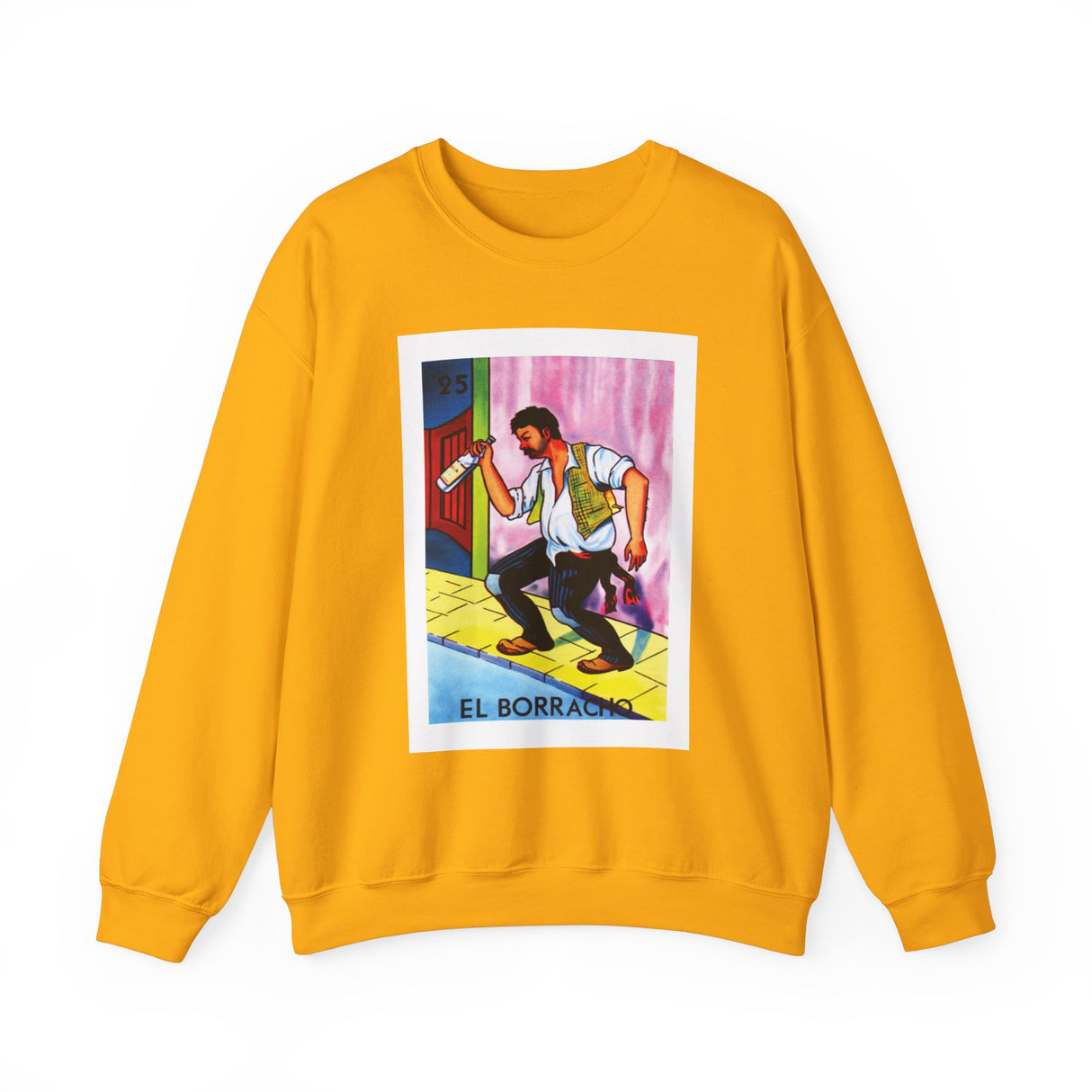 El Borracho - Loteria Crewneck Sweatshirt