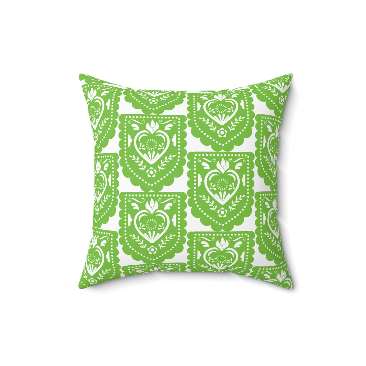 Papel Picado Corazon Pillow