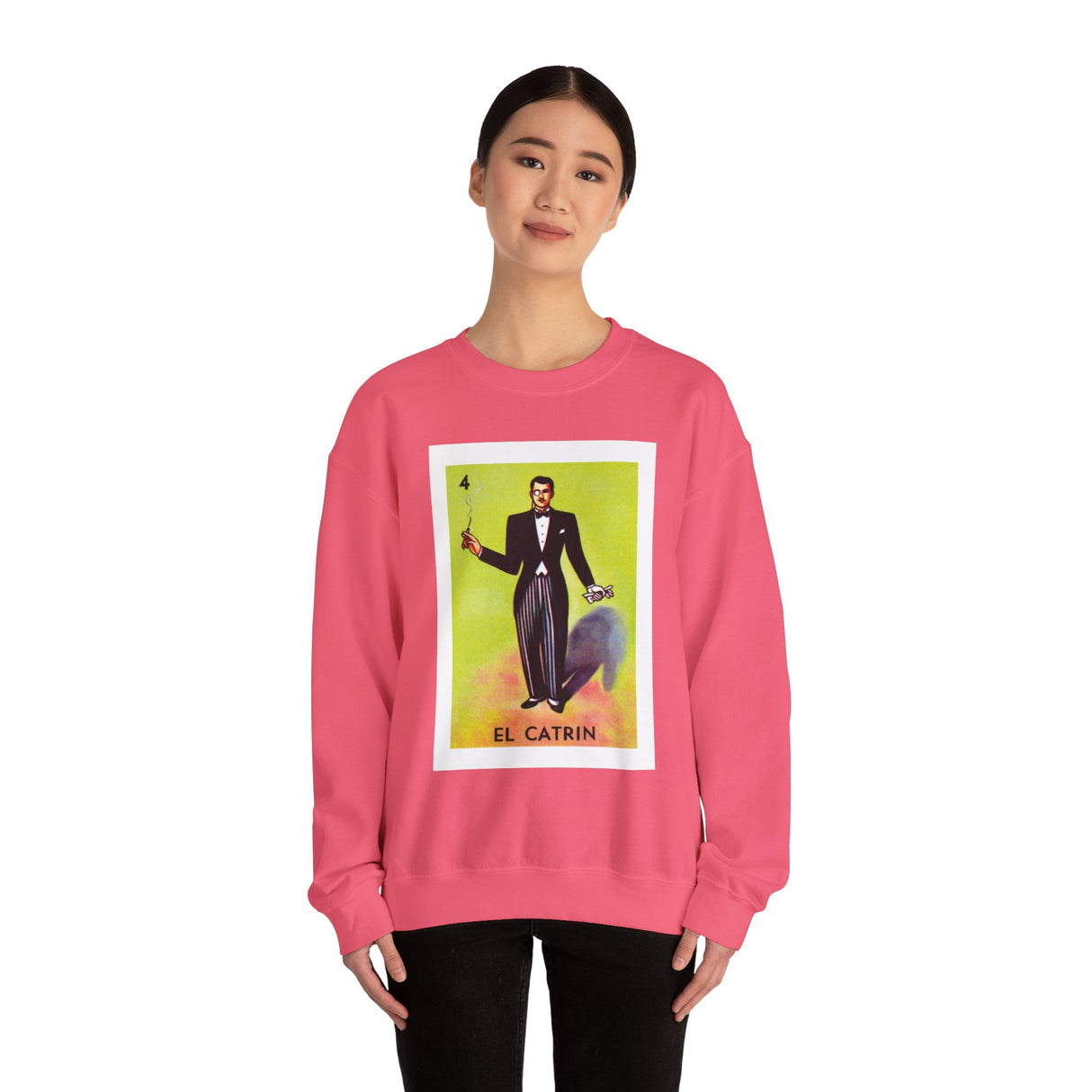 El Catrin - Loteria Crewneck Sweatshirt
