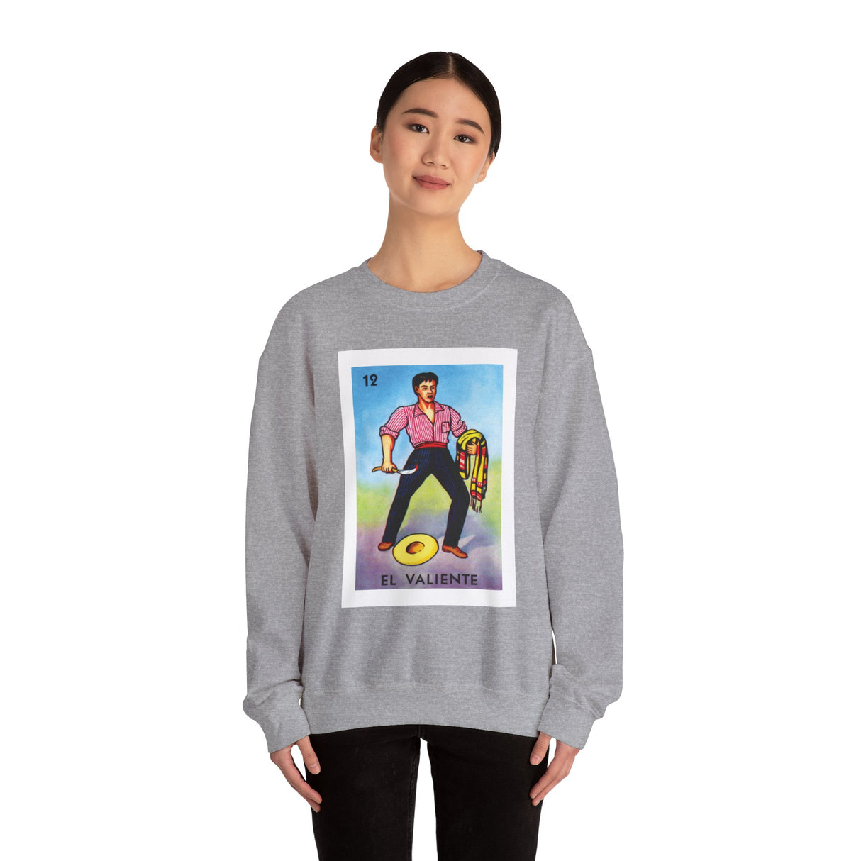 El Valiente - Loteria Crewneck Sweatshirt