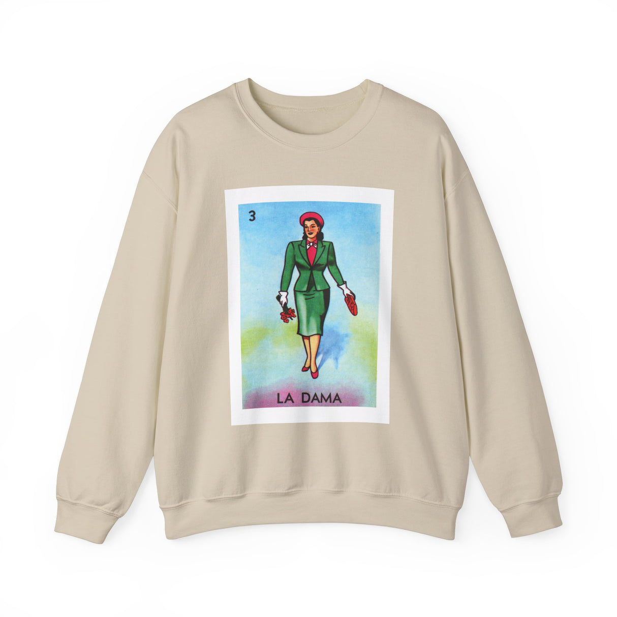 La Dama - Loteria Crewneck Sweatshirt