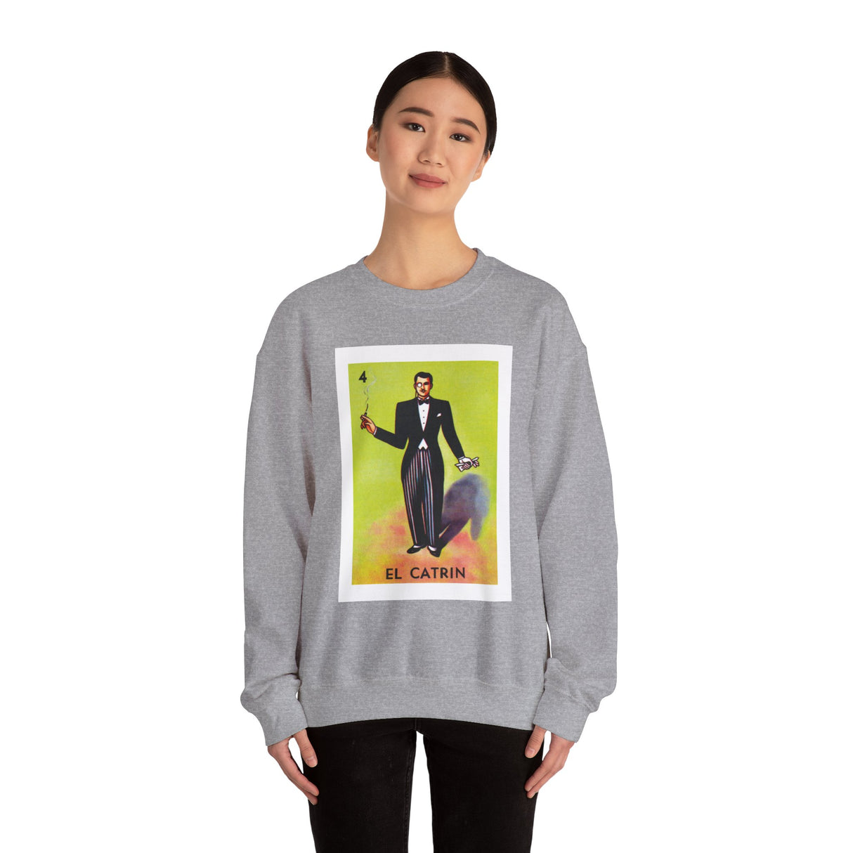 El Catrin - Loteria Crewneck Sweatshirt