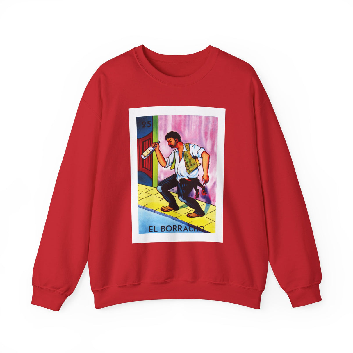 El Borracho - Loteria Crewneck Sweatshirt