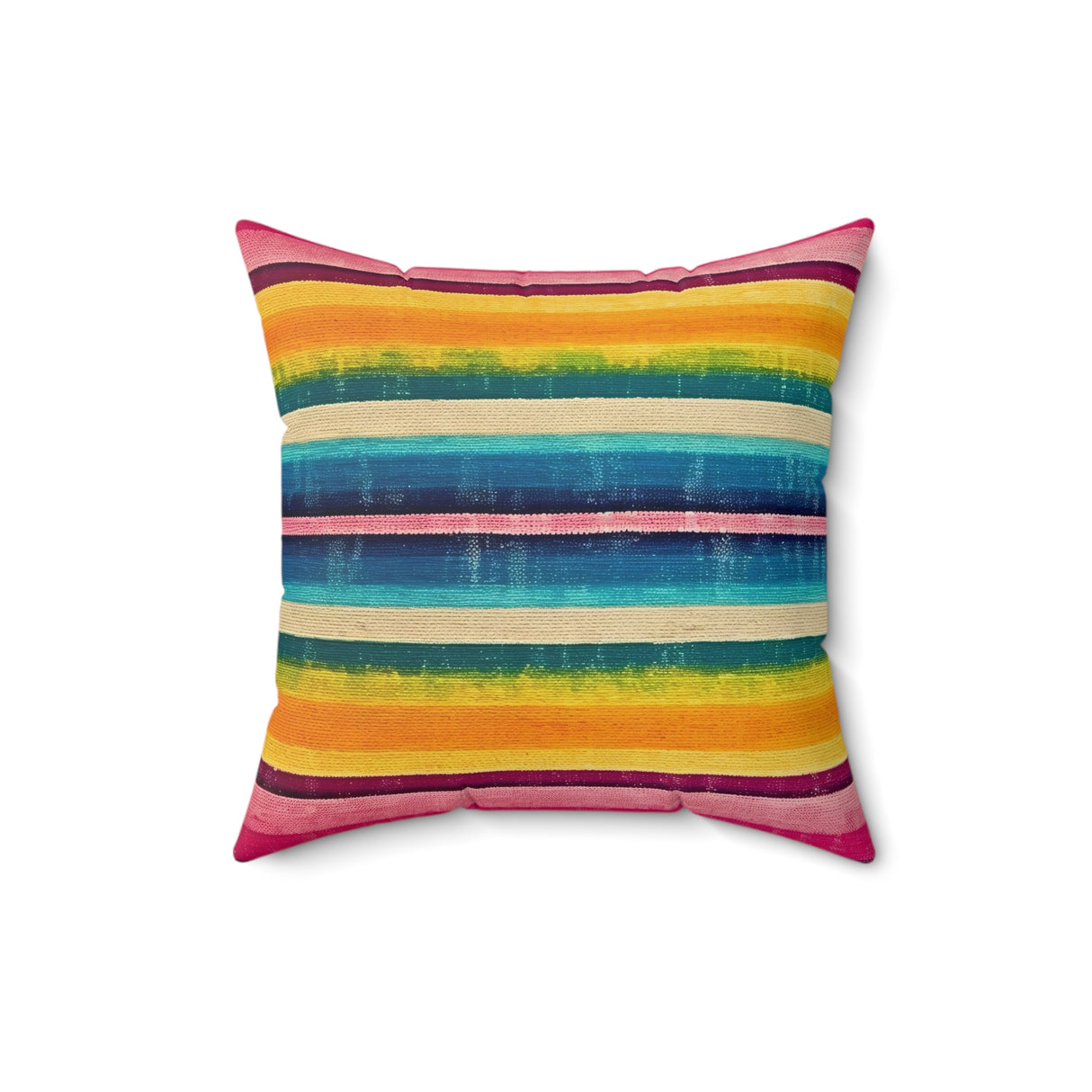 Mexican Serape Square Pillow