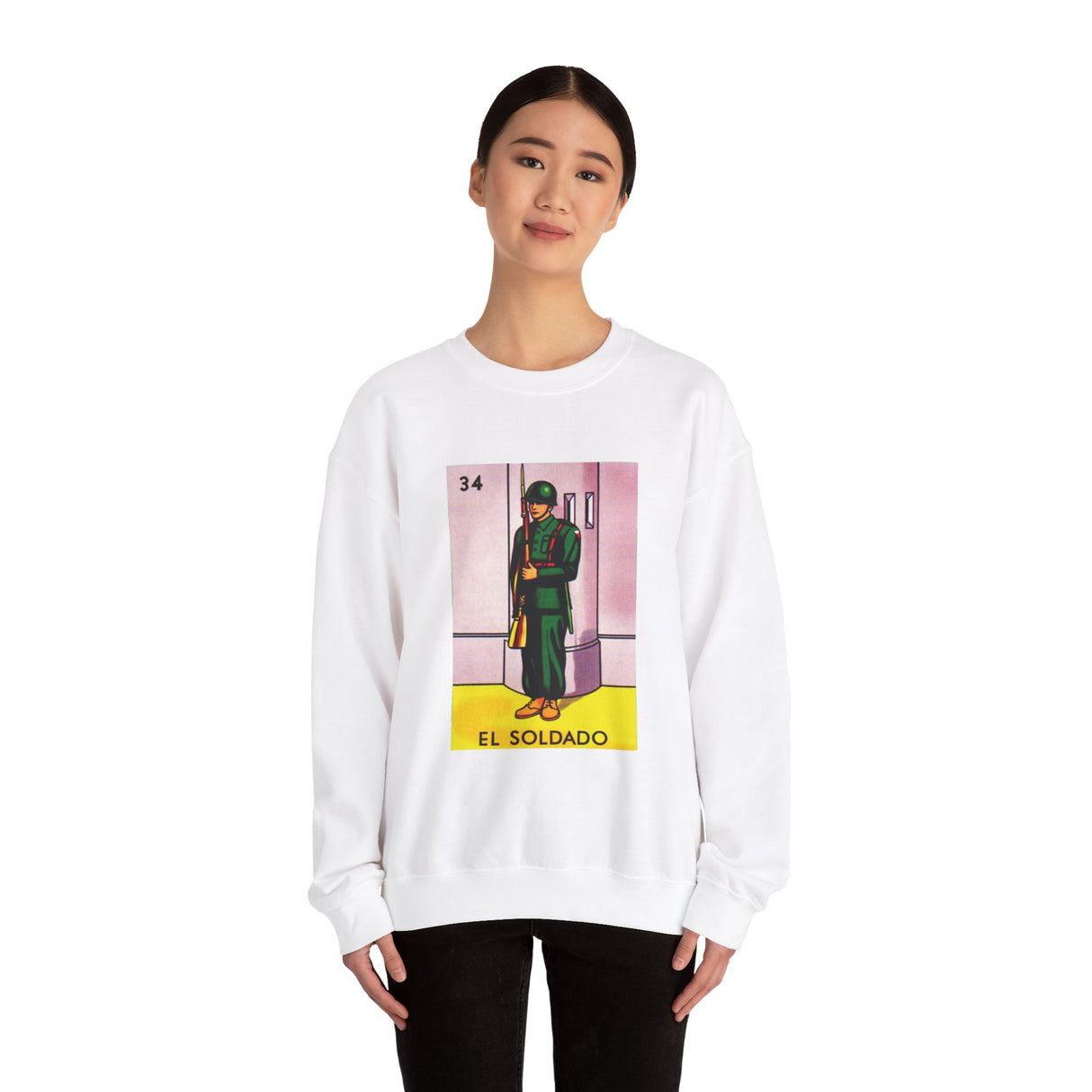 El Soldado - Loteria Crewneck Sweatshirt