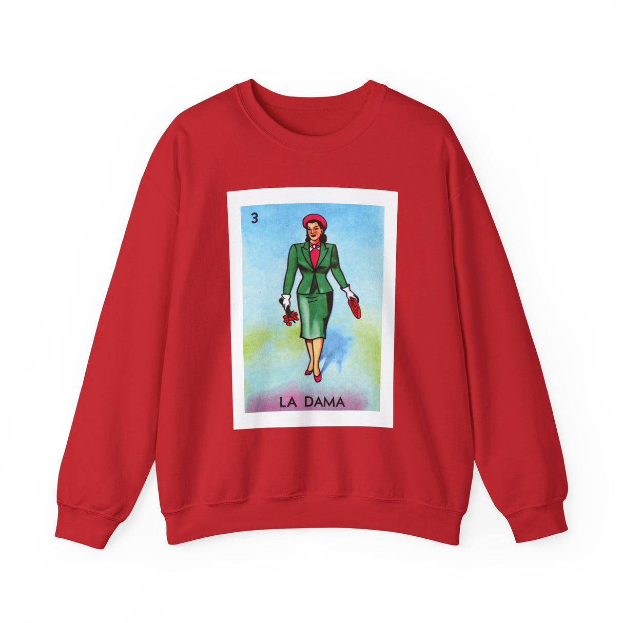 La Dama - Loteria Crewneck Sweatshirt