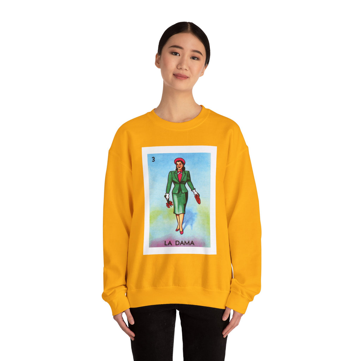 La Dama - Loteria Crewneck Sweatshirt