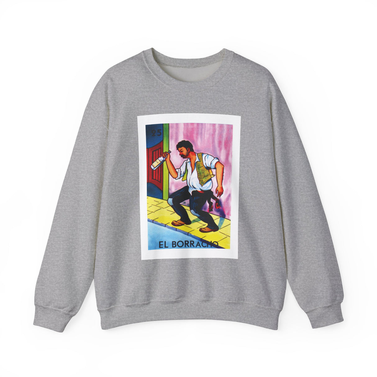 El Borracho - Loteria Crewneck Sweatshirt