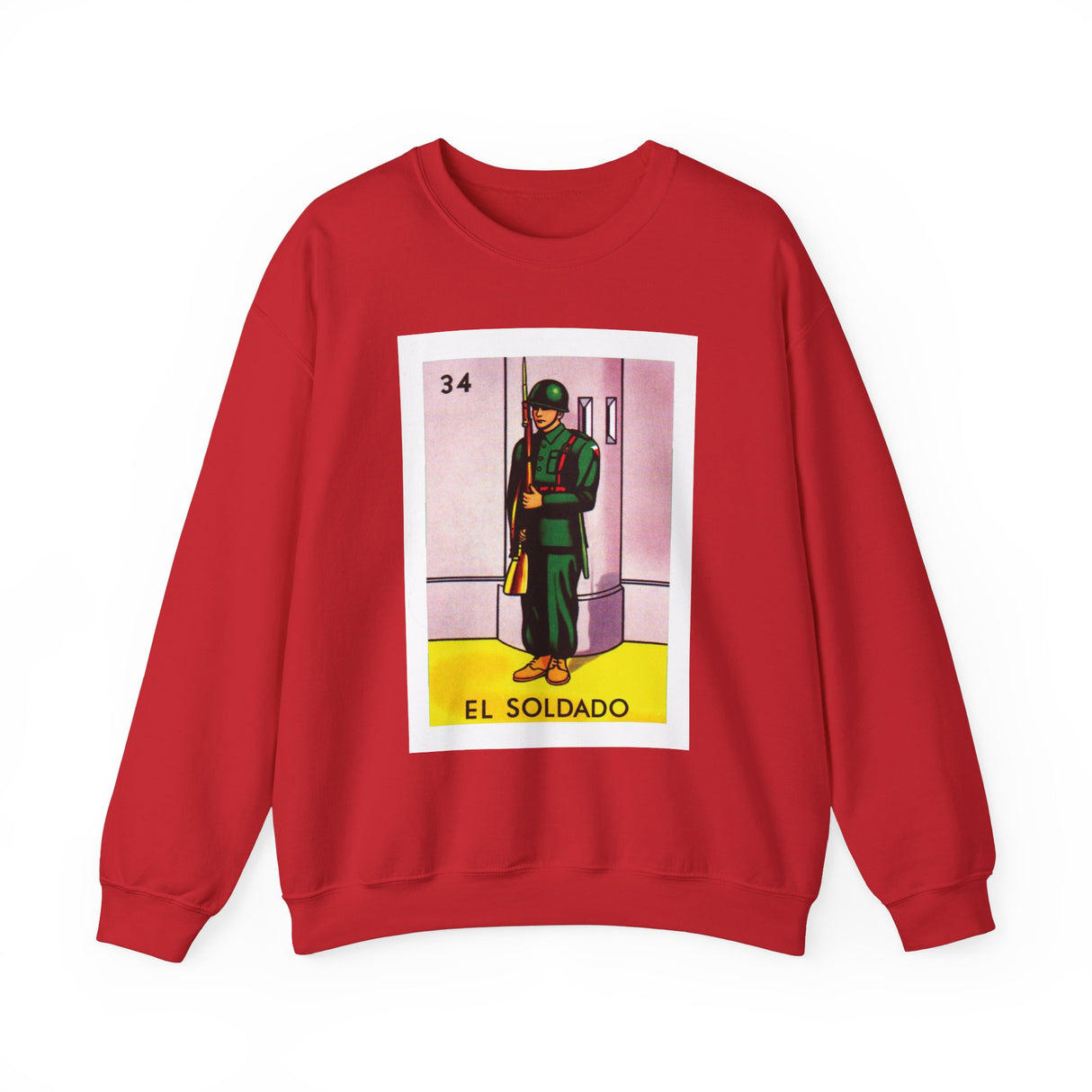 El Soldado - Loteria Crewneck Sweatshirt