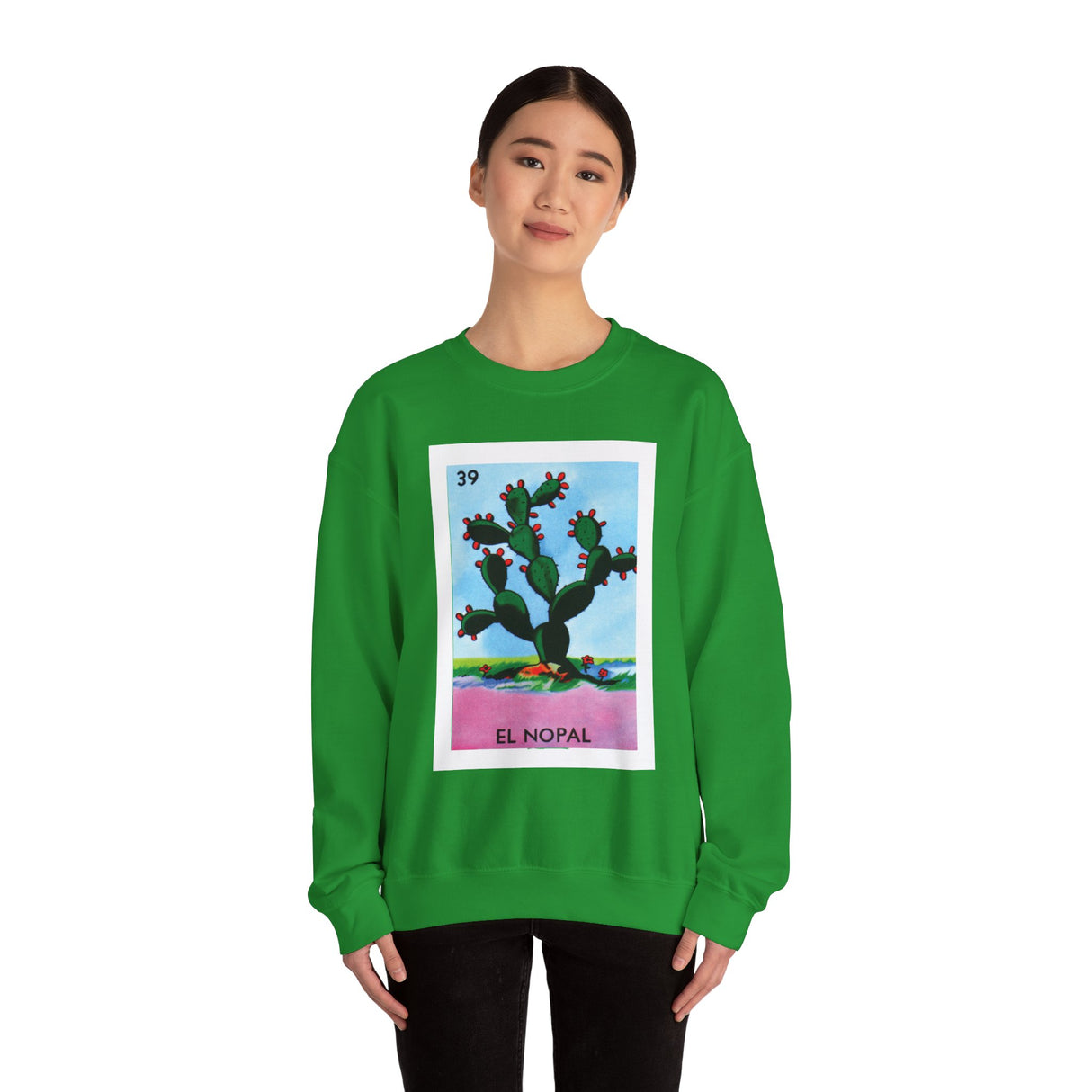 El Nopal- Loteria Crewneck Sweatshirt