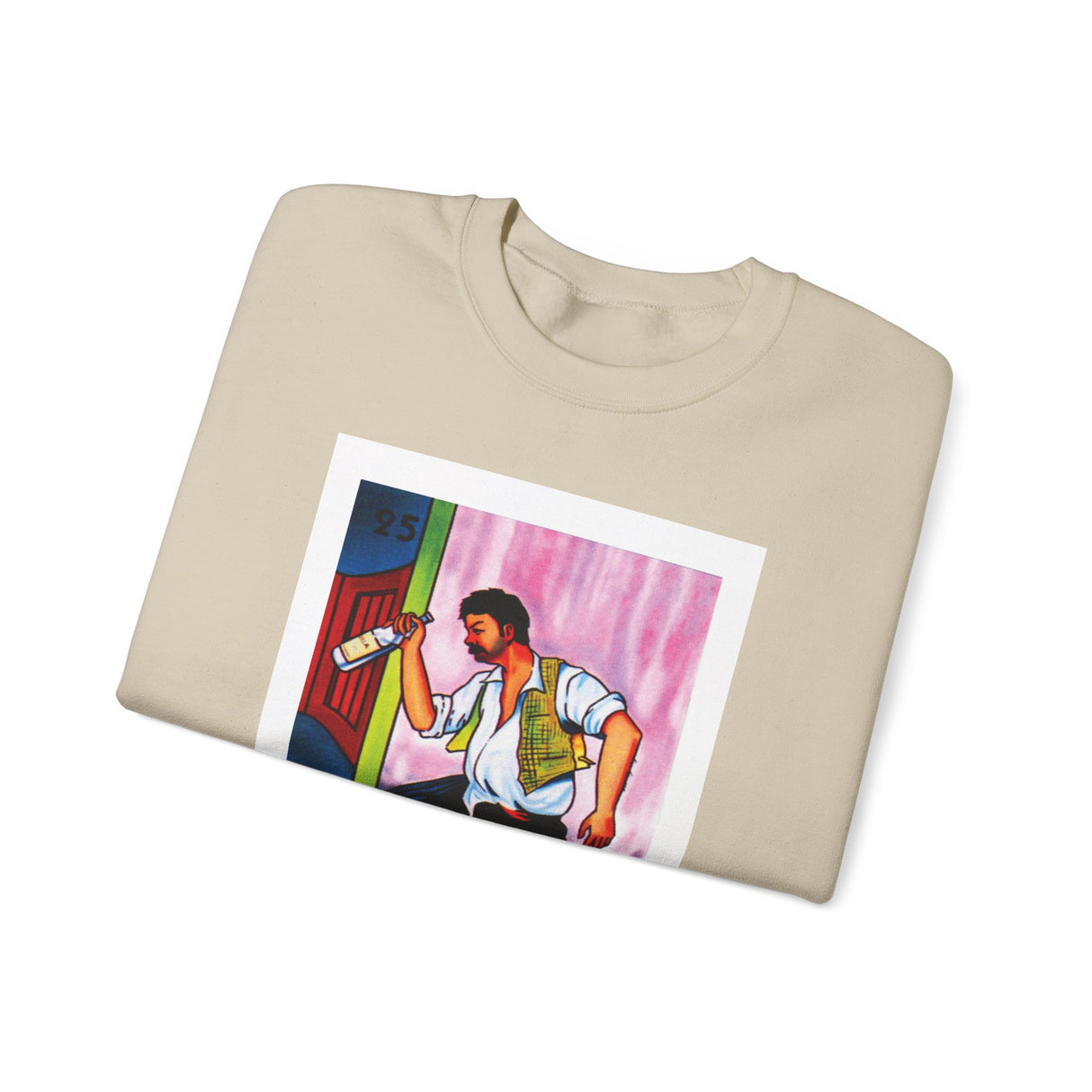 El Borracho - Loteria Crewneck Sweatshirt