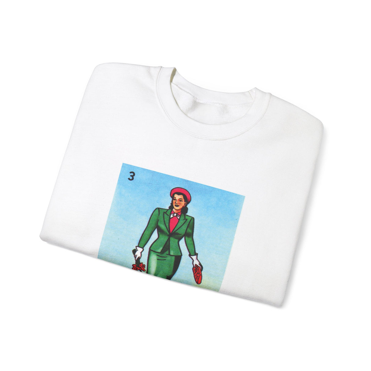 La Dama - Loteria Crewneck Sweatshirt