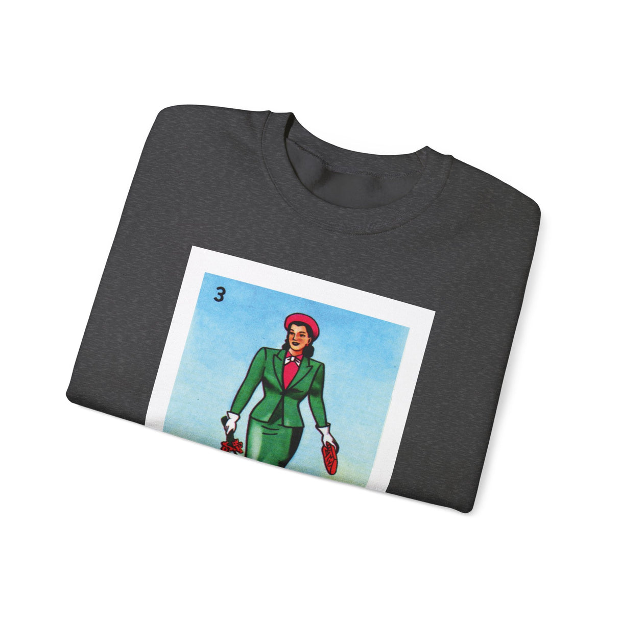La Dama - Loteria Crewneck Sweatshirt