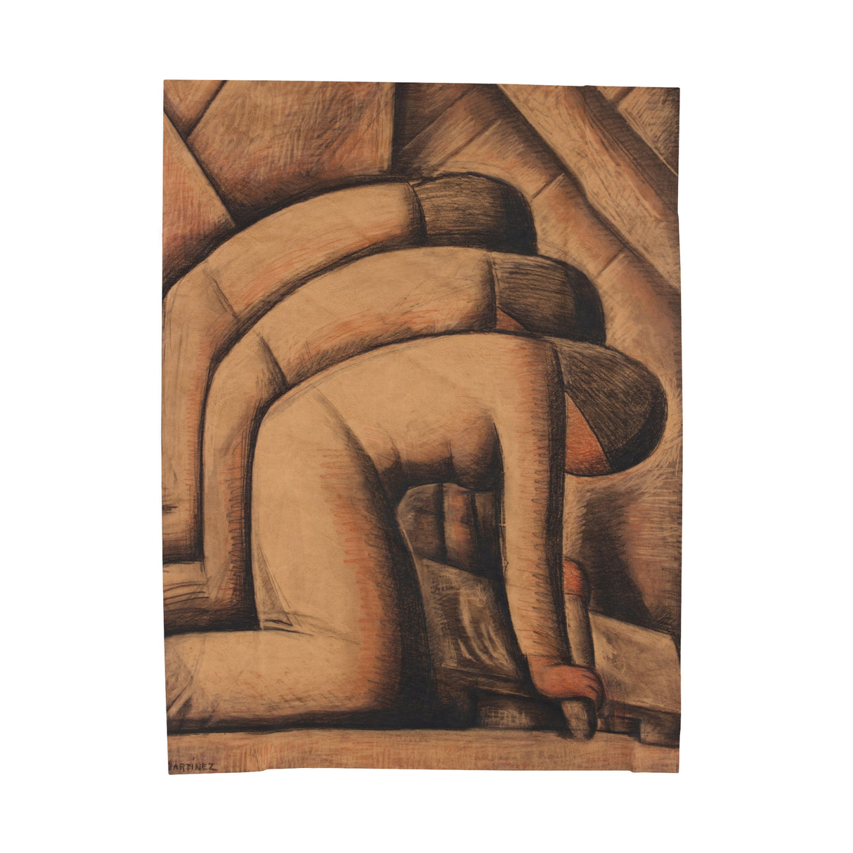 Las Tortilleras Blanket - Alfredo Ramos Martínez