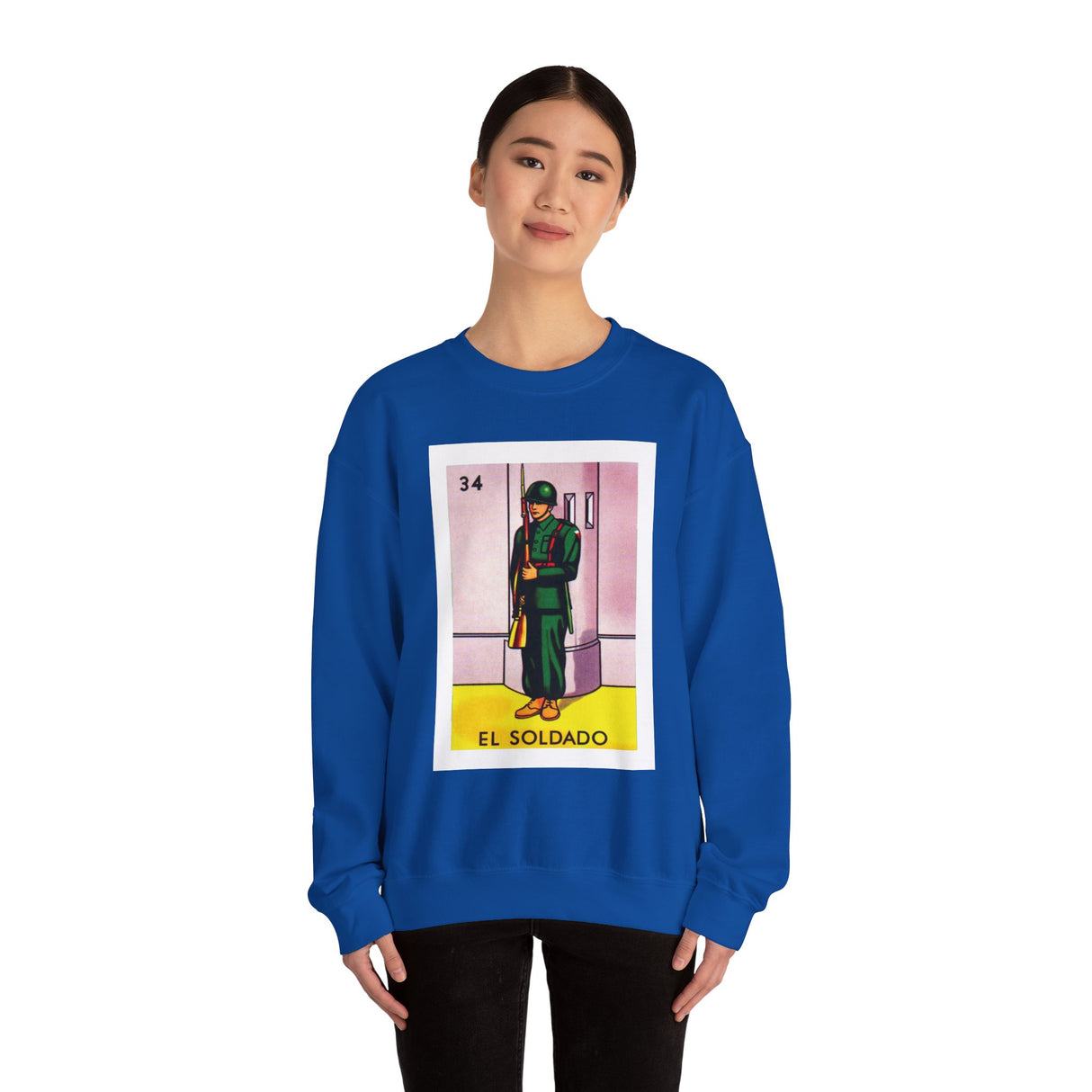 El Soldado - Loteria Crewneck Sweatshirt