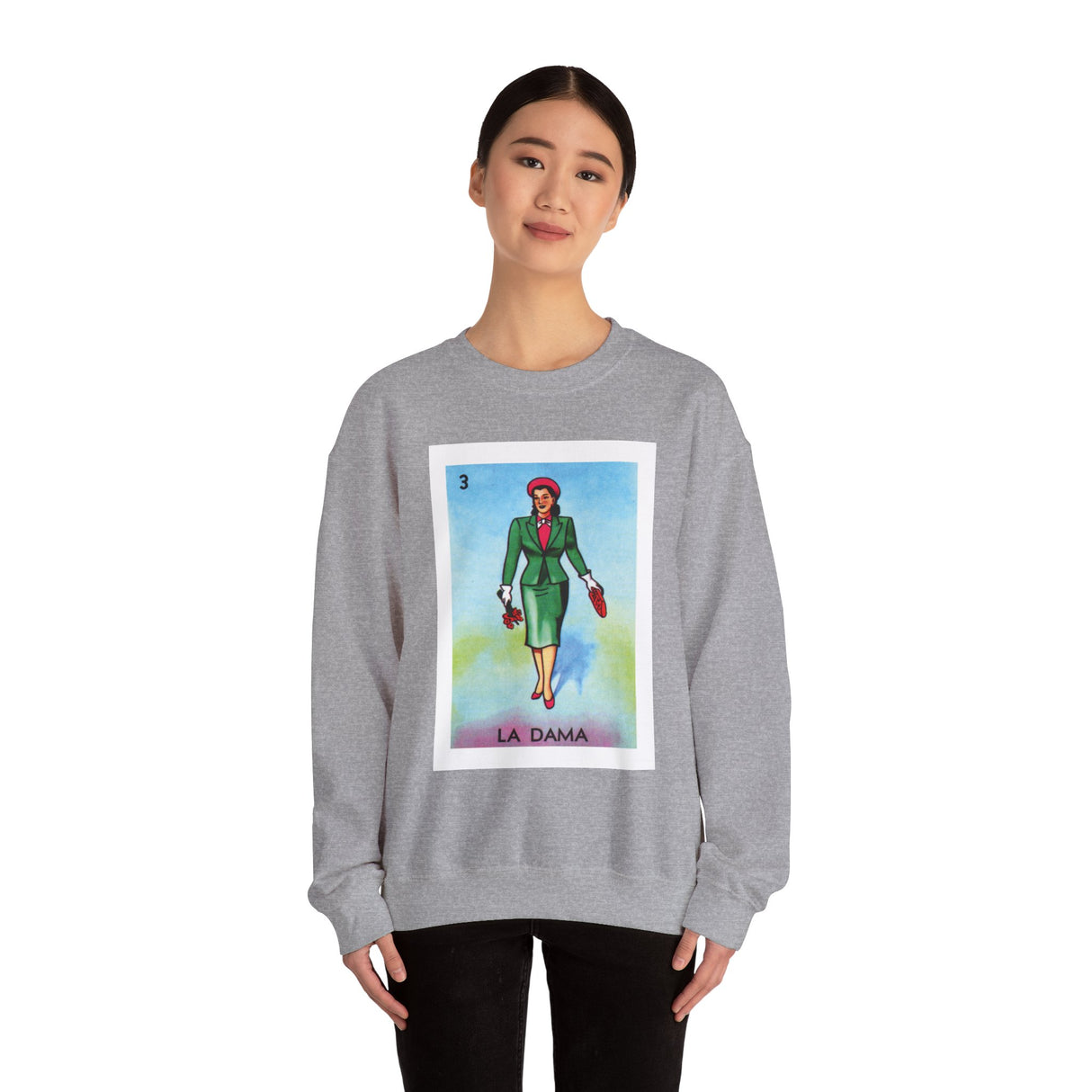 La Dama - Loteria Crewneck Sweatshirt