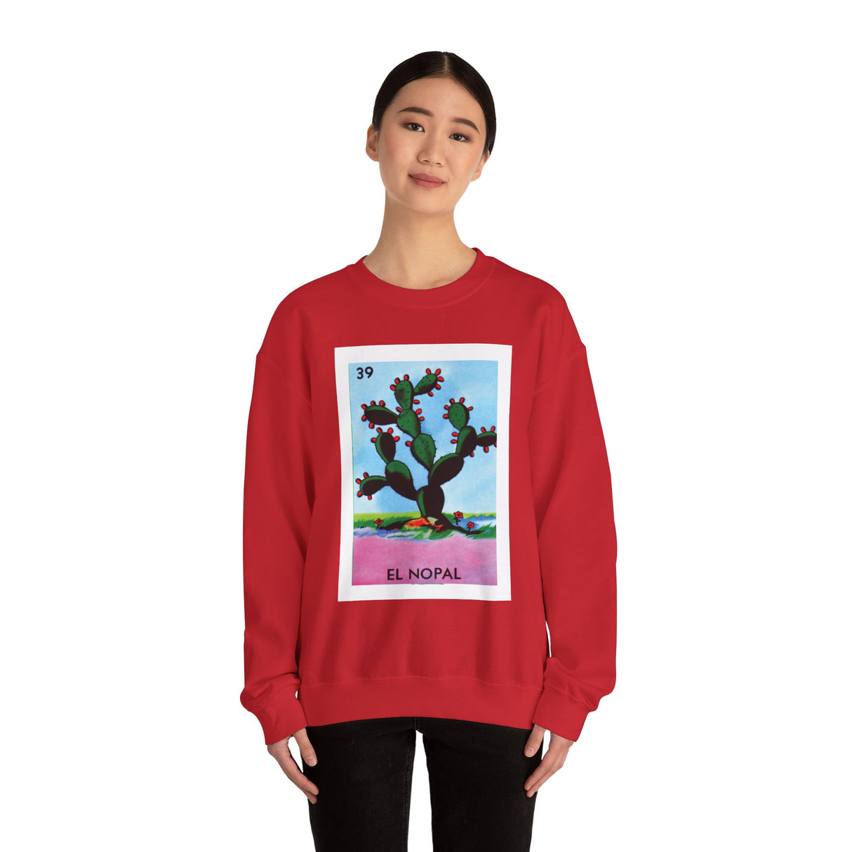 El Nopal- Loteria Crewneck Sweatshirt