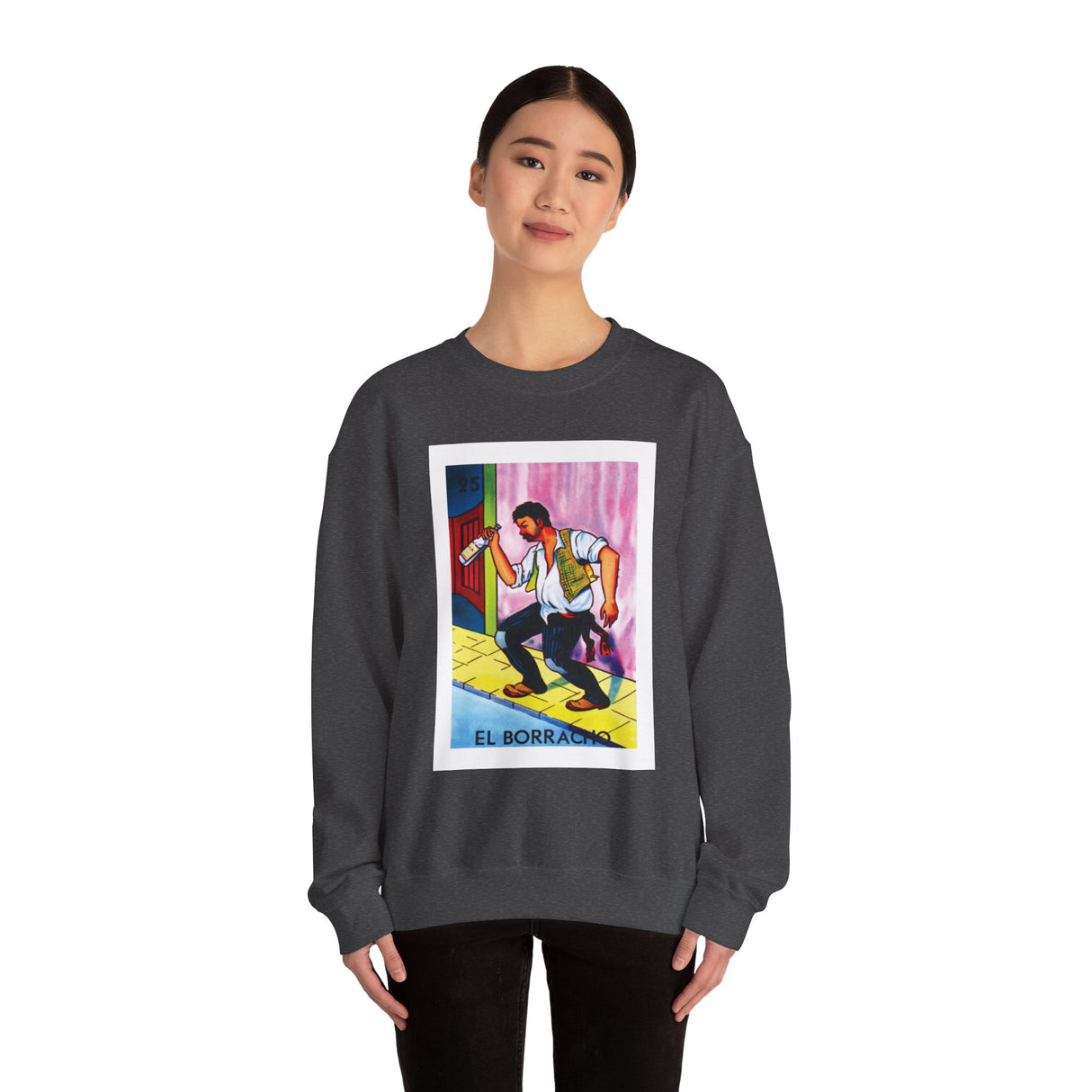 El Borracho - Loteria Crewneck Sweatshirt