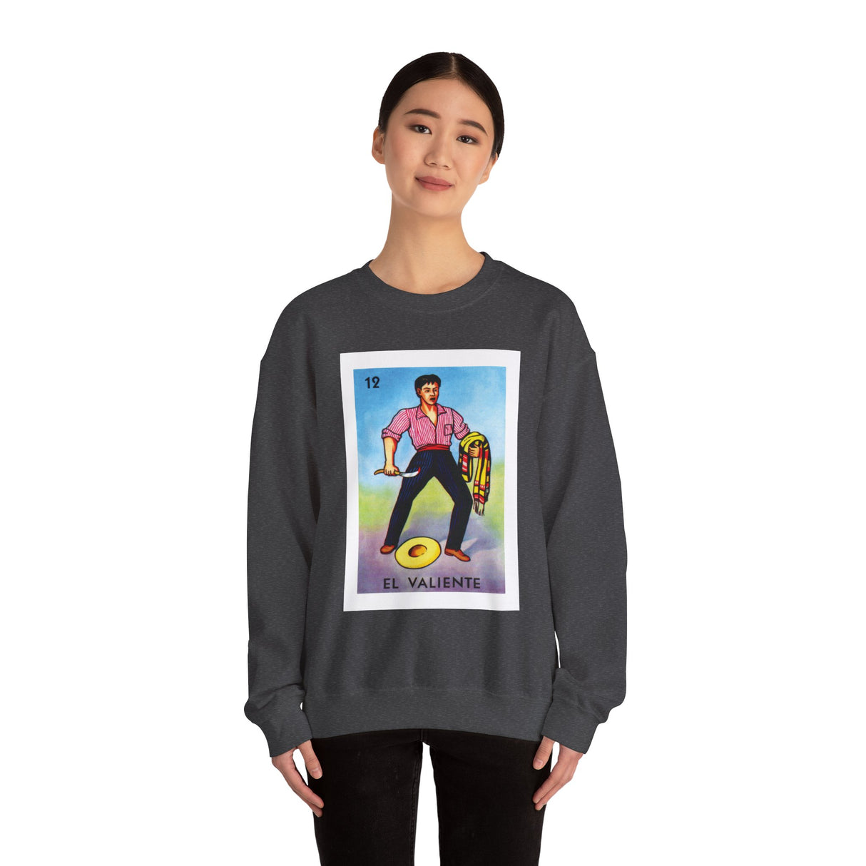 El Valiente - Loteria Crewneck Sweatshirt