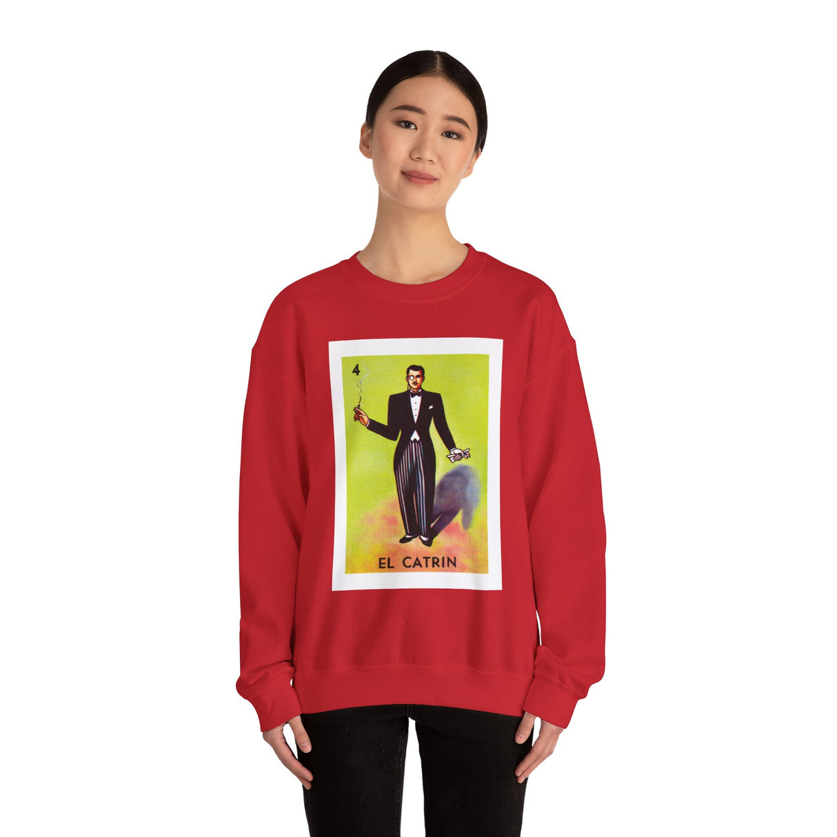 El Catrin - Loteria Crewneck Sweatshirt