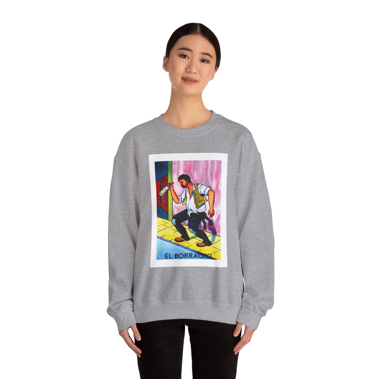 El Borracho - Loteria Crewneck Sweatshirt