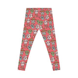 Rosy Day Dia De Los Muertos Leggings
