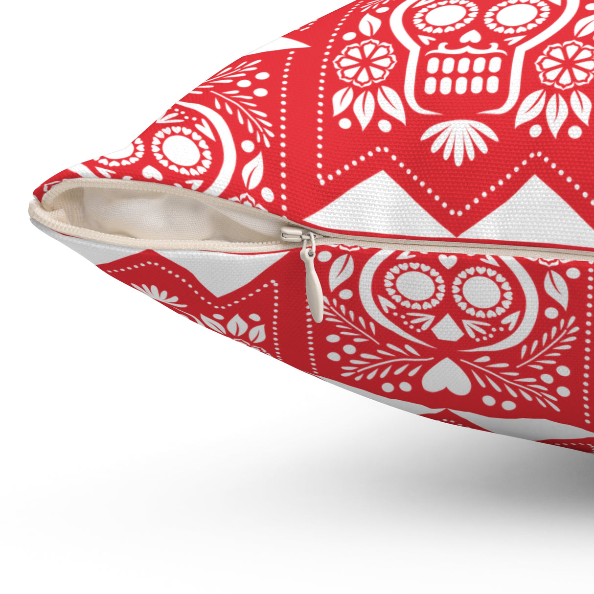 Papel Picado Calavera Pillow