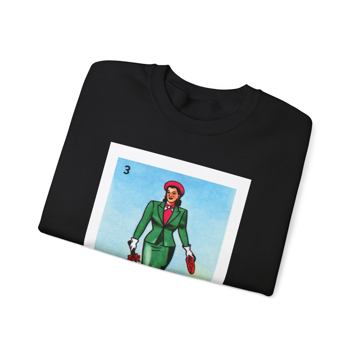 La Dama - Loteria Crewneck Sweatshirt