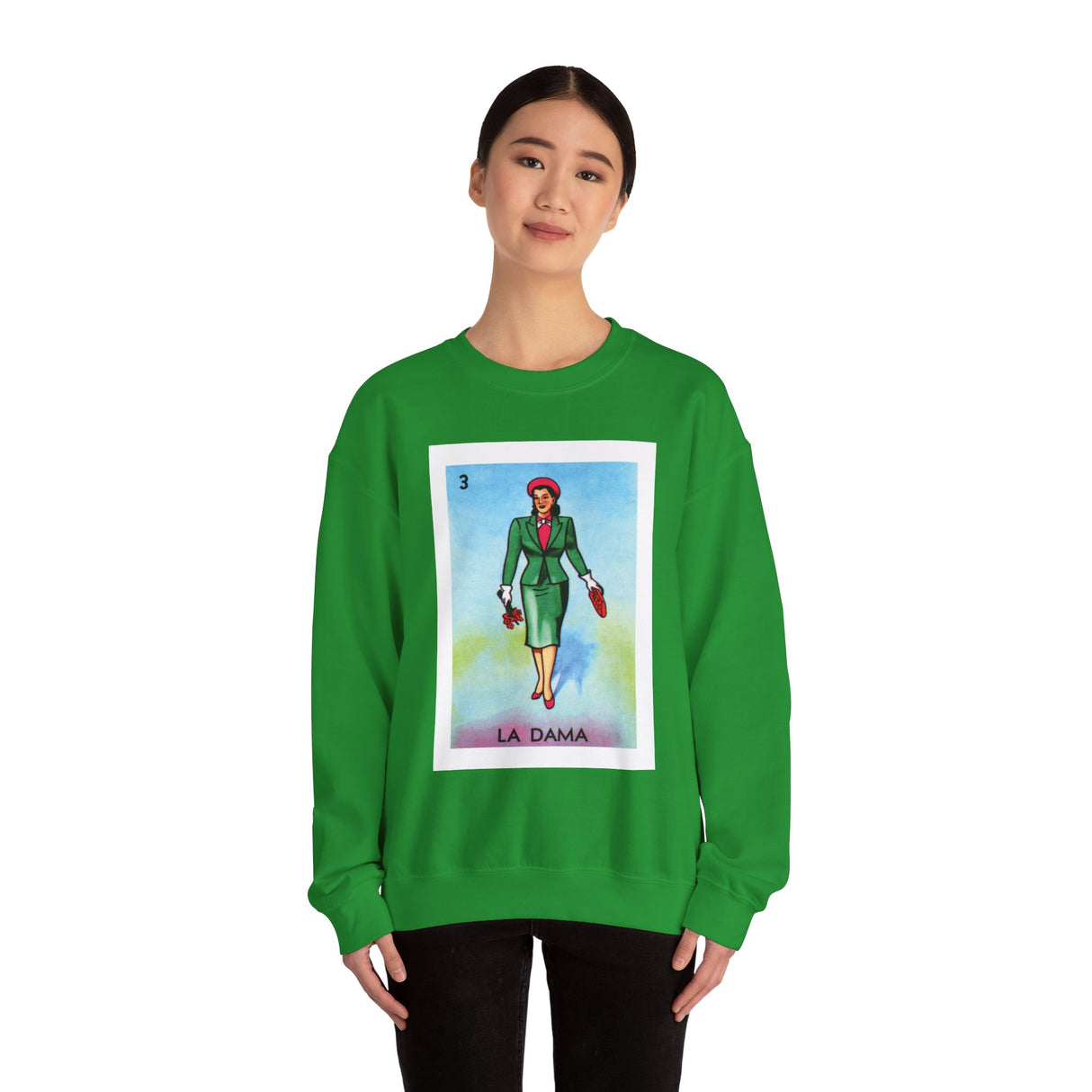 La Dama - Loteria Crewneck Sweatshirt