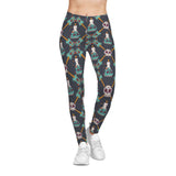 Strum Along Dia De Los Muertos Leggings